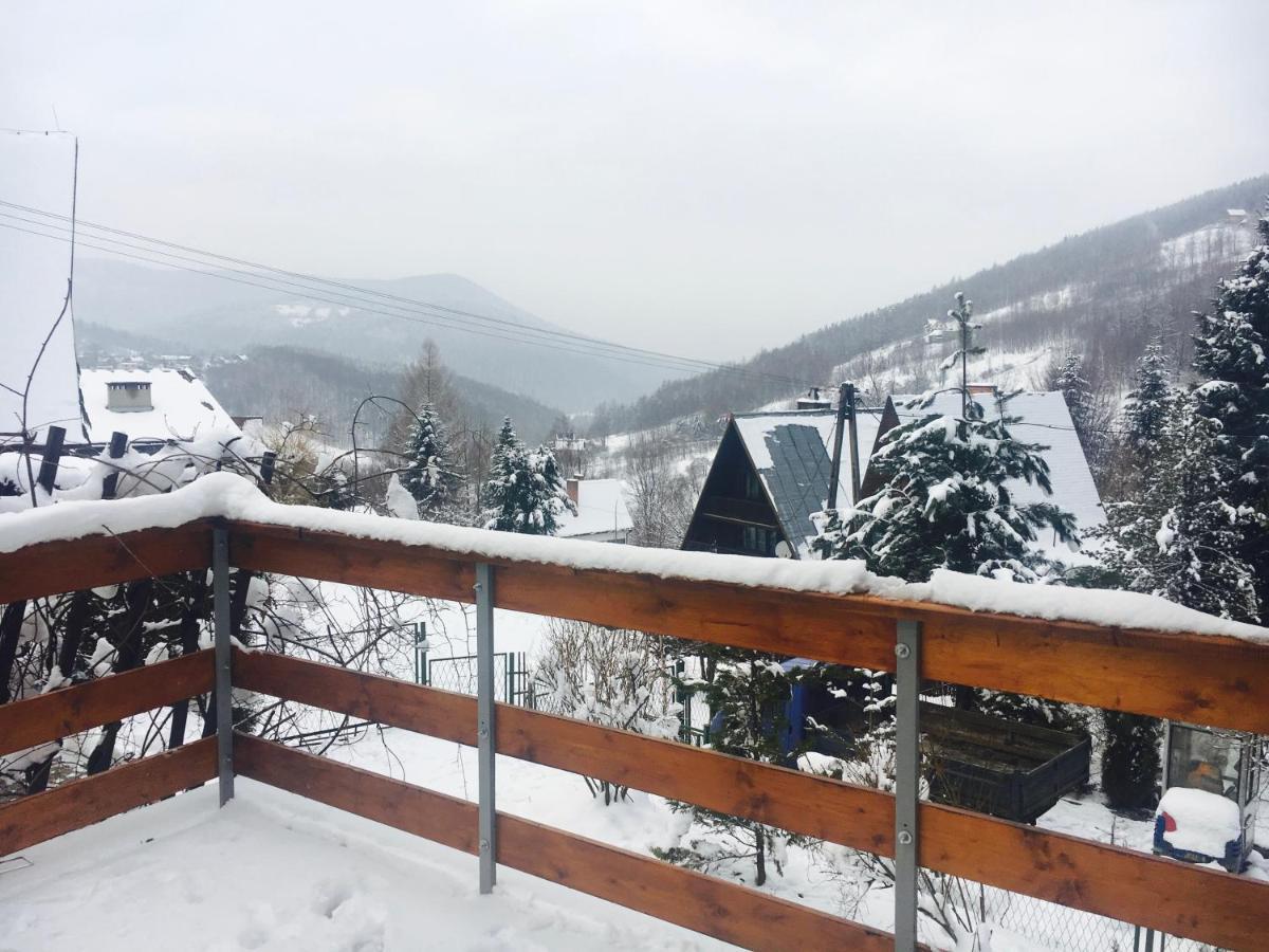 Józka Chata max 15 os sauna Porąbka Exterior foto